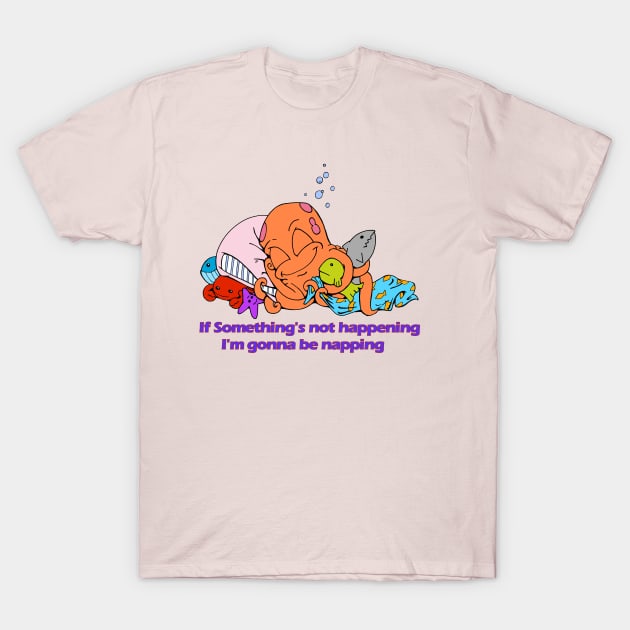 Sleepy Octopus T-Shirt by Ferrell